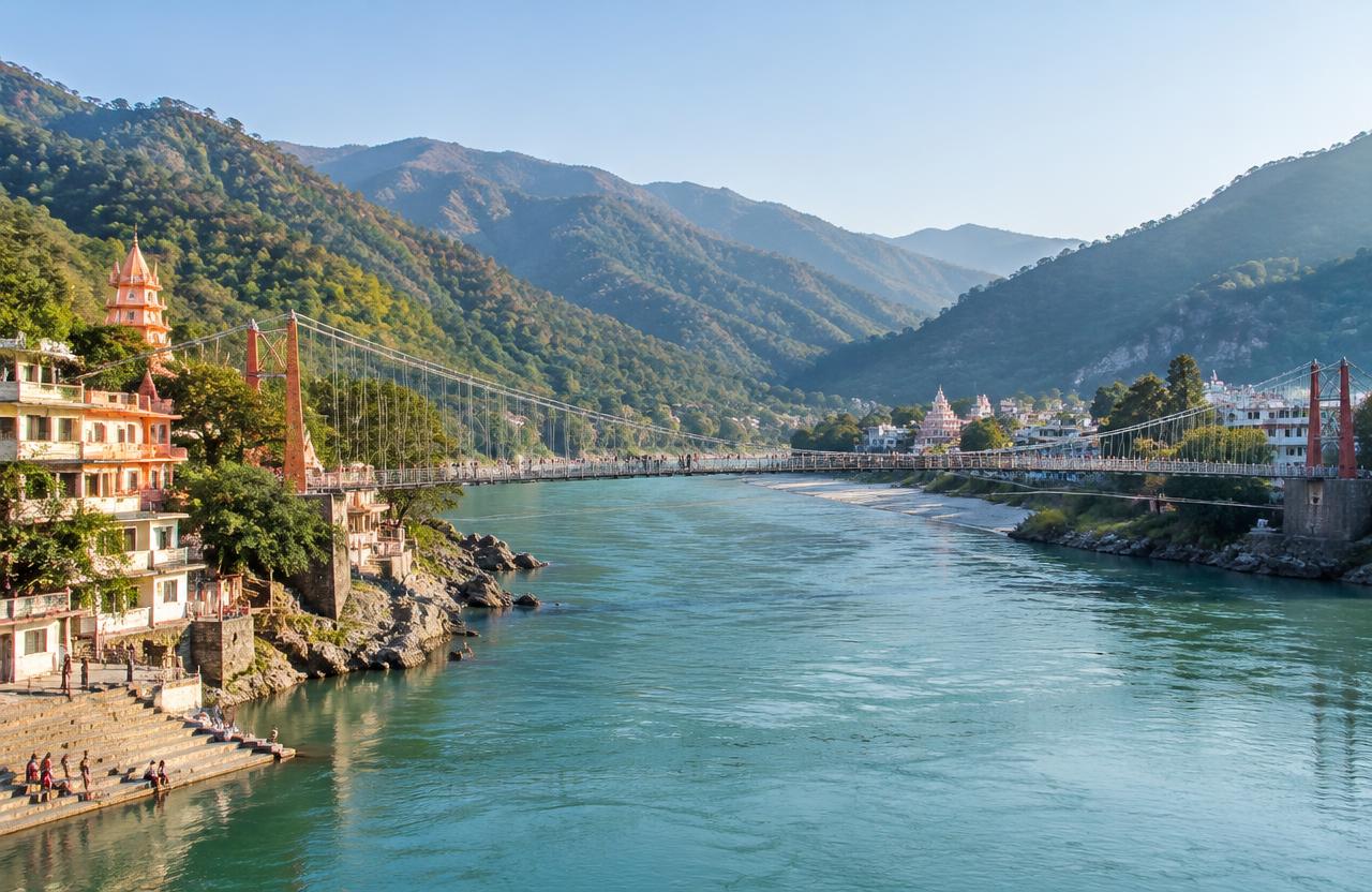 A slower weekend in Rishikesh